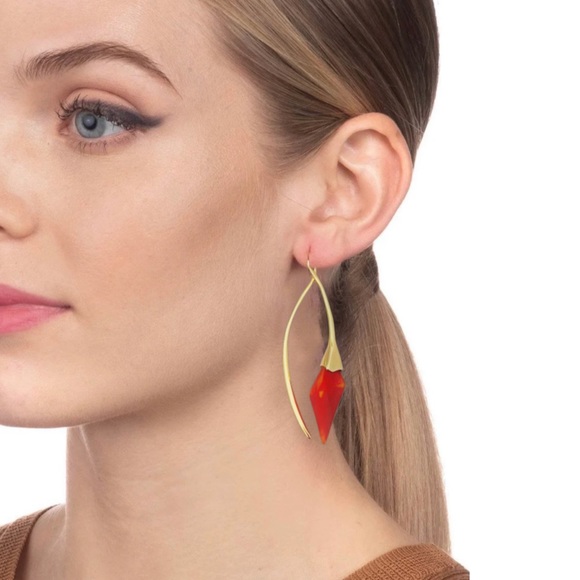 ALEXIS BITTAR • Elements Fire Stone Earrings - Picture 2 of 4